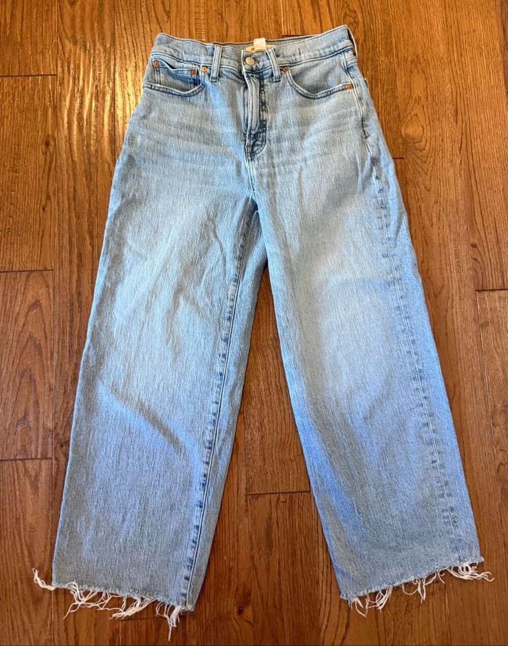 Madewell the perfect vintage wide leg crop Jean size 28 - Picture 3 of 10